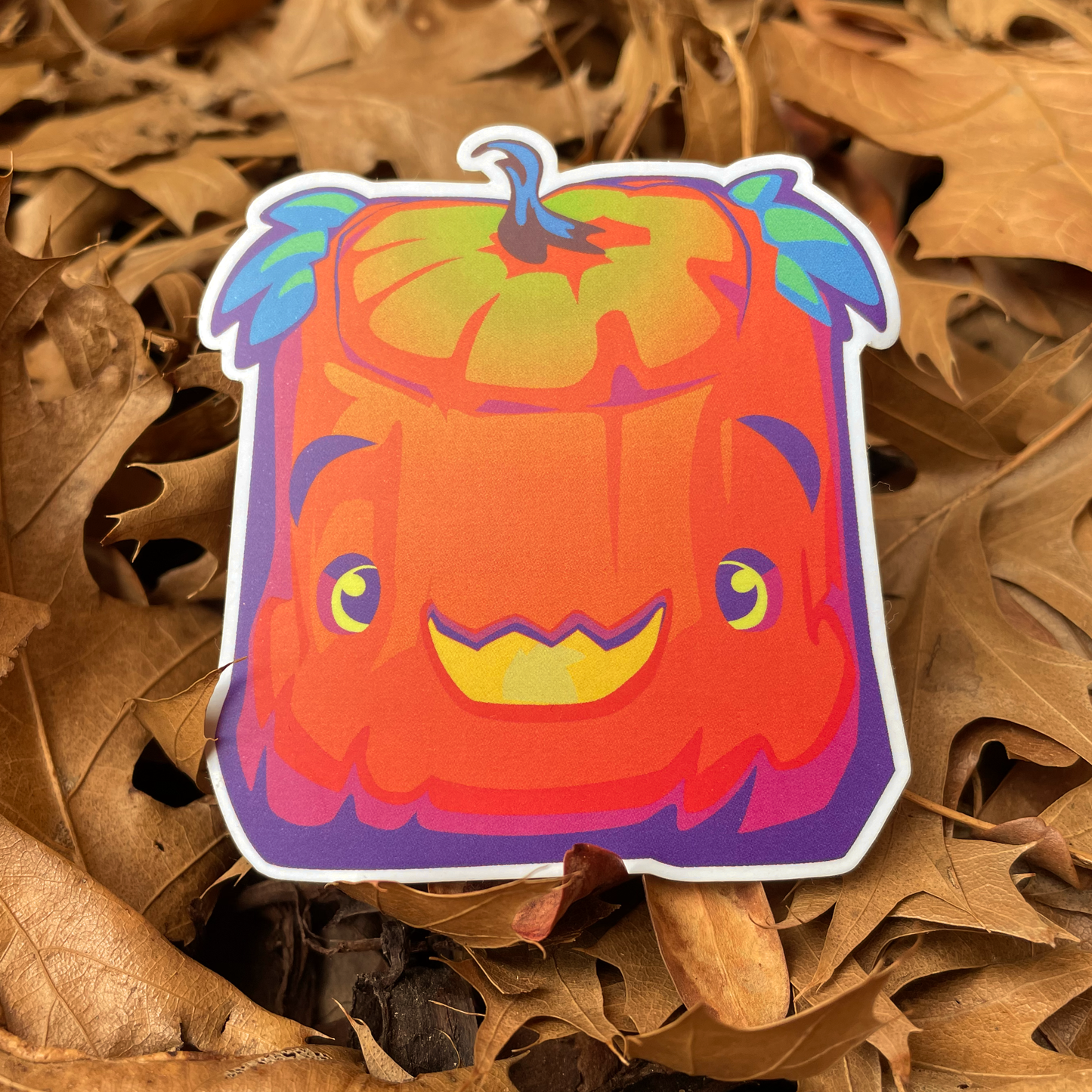 Halloween Carved Pumpkin - hard enamel pin