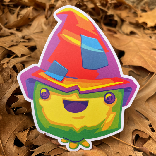 Scary Scarecrow a vinyl Halloween sticker