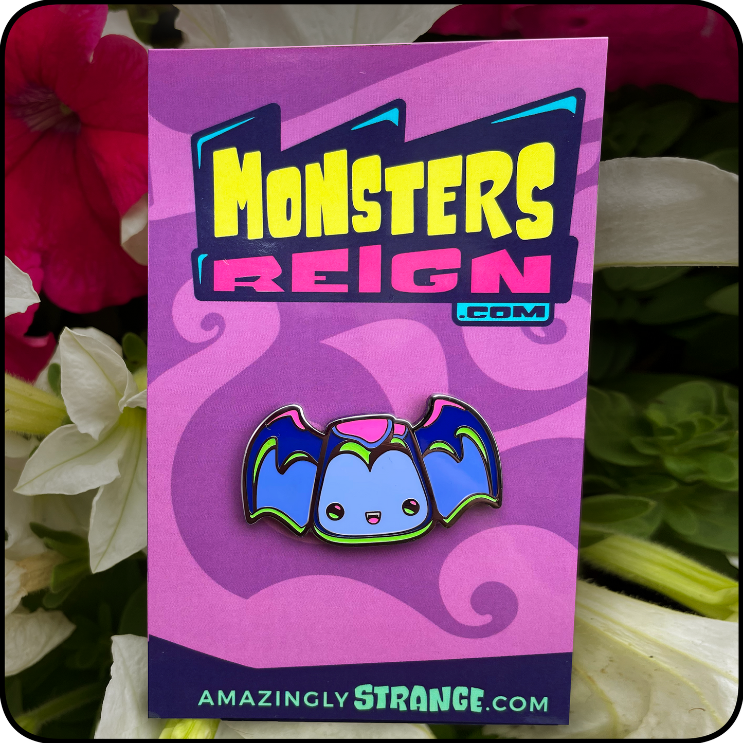 Spooky "Halloween Bat" Enjoy a Cute Monster Lapel Pin Today!